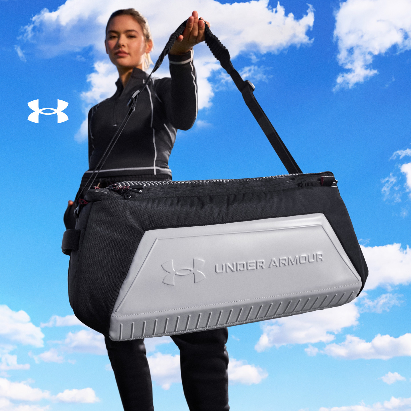 安德玛官方UA Undeniable Elite情侣大容量运动两用旅行包6010000