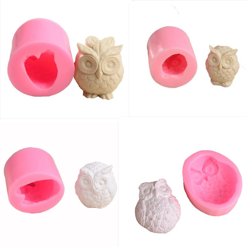 立体蜡烛硅胶烘焙翻糖工具模具