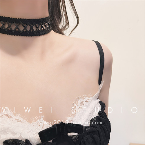 项圈PU皮朋克不褪色机车酷黑系