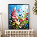 格桑花diy数字油画手工填充手绘高颜值花卉零基础居家装 饰丙烯画