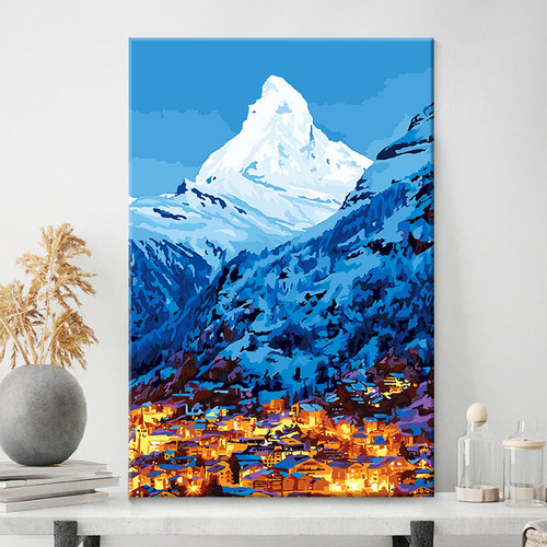 icisiondiy数字油画油彩画填色