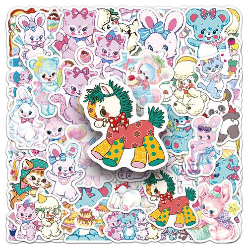 50张swimmer动物贴纸软萌可爱