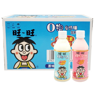 旺旺o泡果奶味饮料350ml 6瓶风味饮品整箱哦泡 10瓶原味草莓味混装