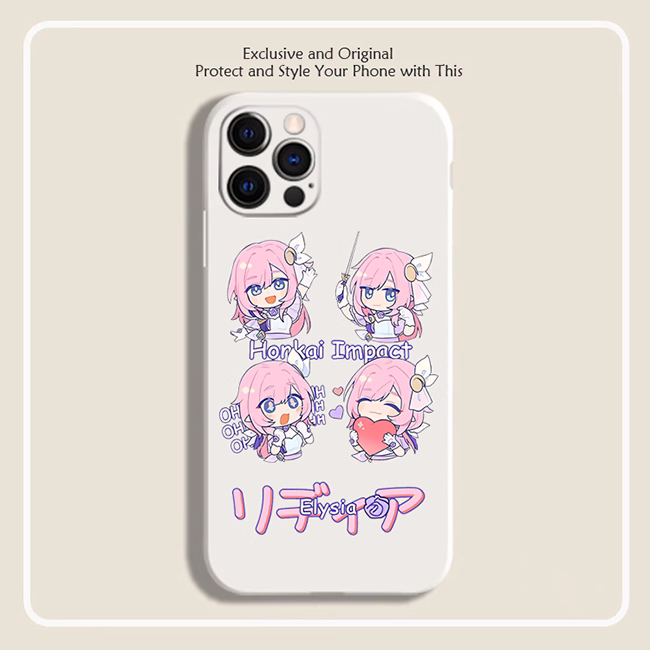 爱莉希雅16plus手机壳适用iphone14promax液态硅胶vivo苹果13小米k50华为p60oppo一加11魅族黑鲨4动漫套三星