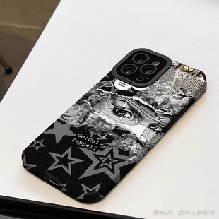 JOJO铁球杰洛周边手机壳适用iphone17promax软vivox300苹果16e小米15红米k90华为pura80羊皮oppo一加ace6三星