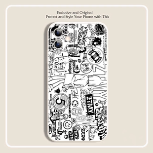 真夜中ZTMY二次元周边套手机壳适用iphone14promax液态硅胶vivo苹果小红米k50华为p60oppo 黑鲨4三星一加卡通