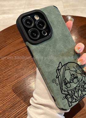 鸣潮Q版守岸人周边手机壳适用苹果16promax小米17红米k90华为pura80荣耀300磁吸vivo羊皮oppo一加ace6三星s25