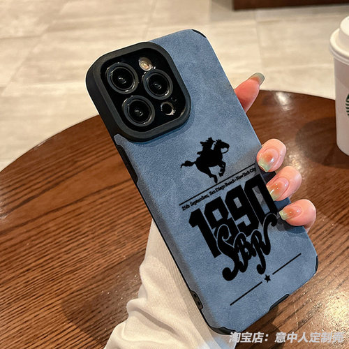 小羊皮材质防摔全包任意机型