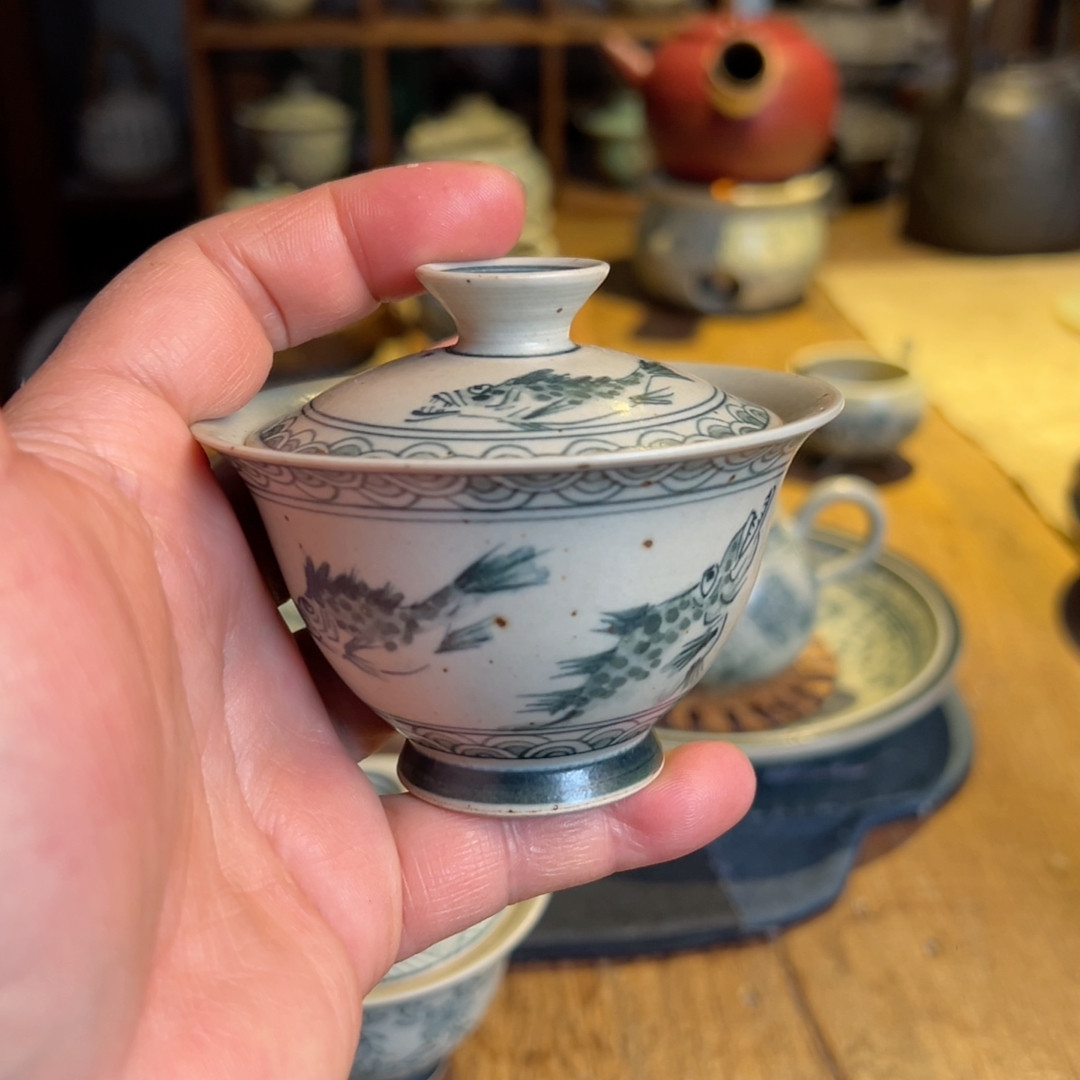 古风鳜鱼盖碗,餐饮具,茶壶,淘宝优惠券,粉丝福利购,淘宝优惠卷