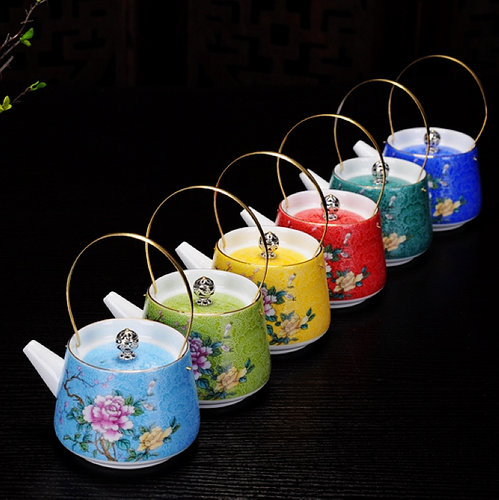 景德镇白瓷功夫单个泡茶碗茶壶