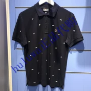 FILA Fila mua 2019 hè mới thêu nam đan áo polo ngắn tay F11M928139FNV - Áo polo thể thao