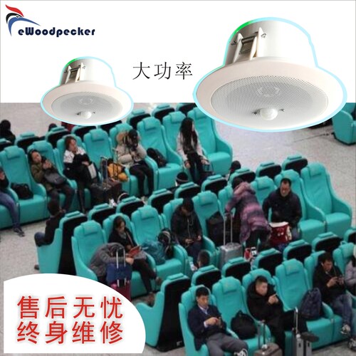候车室 娱乐场所人体感应播放器可更换音频插卡音响MO14-3