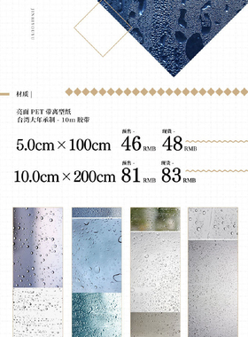 阅后即焚和纸胶带分装今日有雨细雪转晴杯中之物透明PET手帐素材