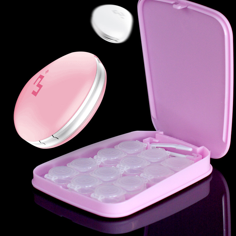 12宫格美瞳彩色隐形眼镜收纳盒大伴侣盒带按扣RGP3n清洗器 TC|ruв категории контактные линзы/уход раствора, контактные линзы партнера - от Buy2taobao.com для оказания профессиональной услуги покупки агента Taobao