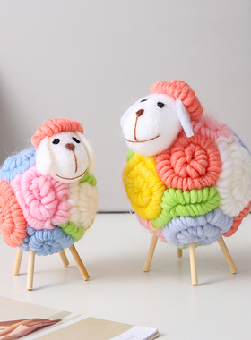 小羊治愈系办公桌面摆件解压房间装饰品提升幸福感小物件家居好物