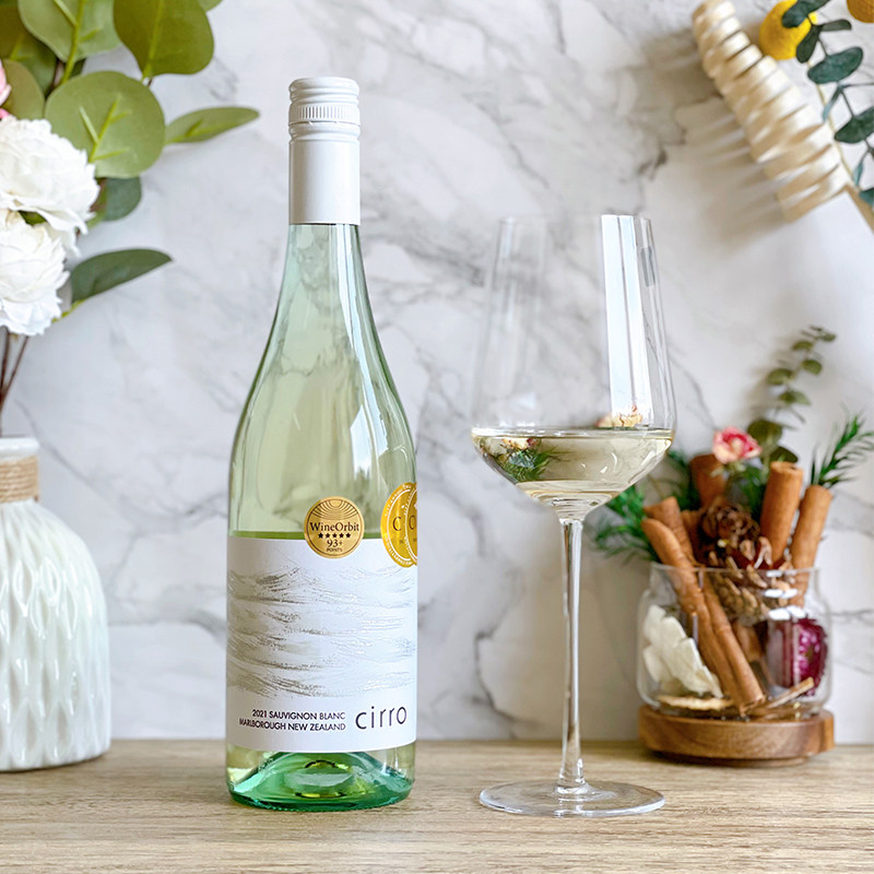 cswa金奖长相思干白 新西兰原瓶进口卷云cirro干白葡萄酒750ml