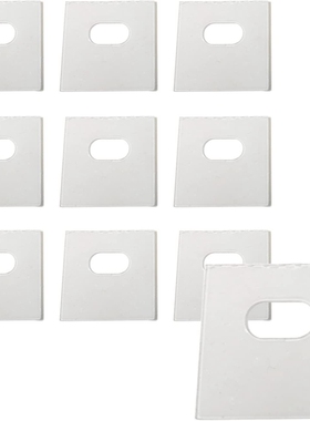 窗帘配件 1*1inch百叶帘叶片修补片10片套装 窗帘DIY损耗更换配件