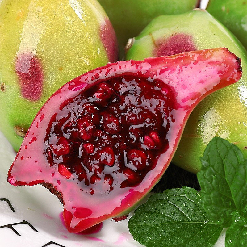 海南仙人掌果实2斤装当季新鲜水果罕见仙桃青皮红心三亚热带水果