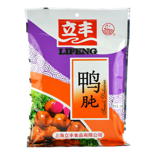 中华老字号立丰鸭肫148g鸭胗袋零食上海特产小包装卤味熟食小吃