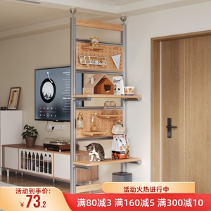 小户型玄关免打孔屏风隔断洞洞板