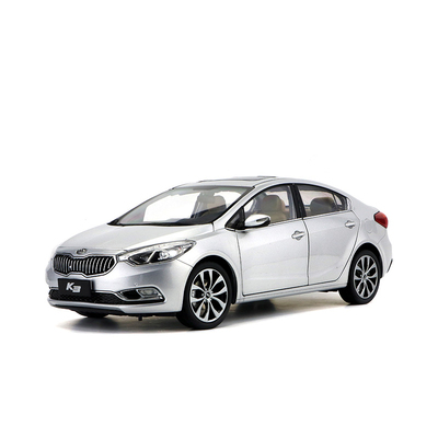 起亚118银色汽车模型原厂