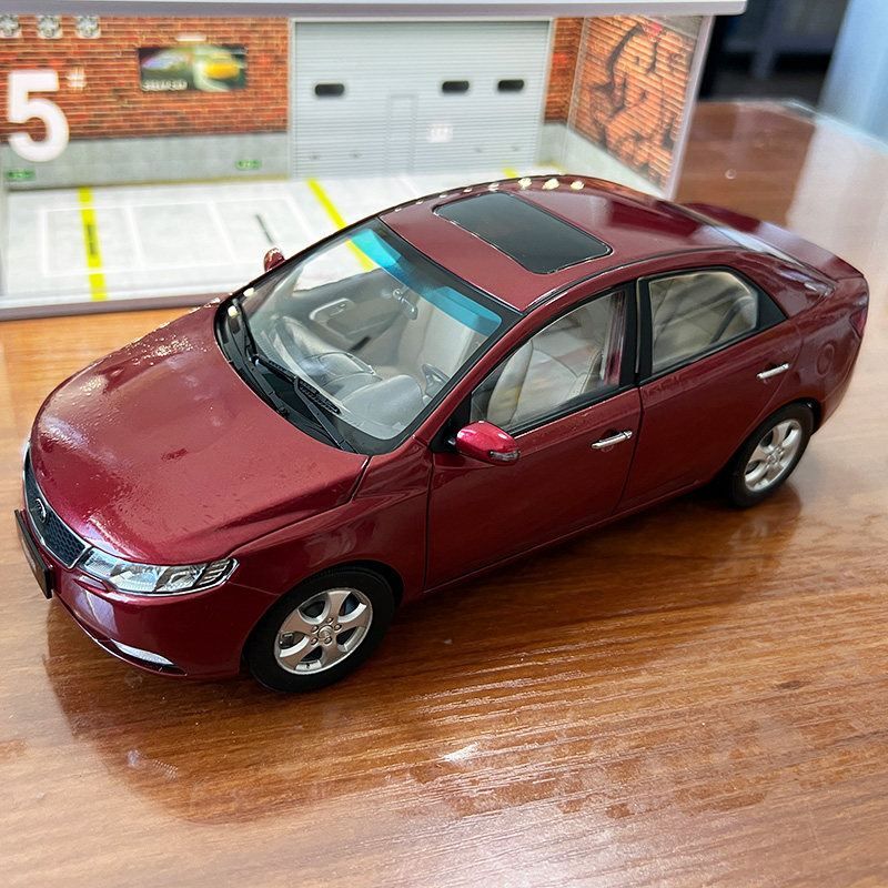 1:18原厂汽车模型 东风悦达起亚 福瑞迪 FORTE 轿车 仿真合金收藏
