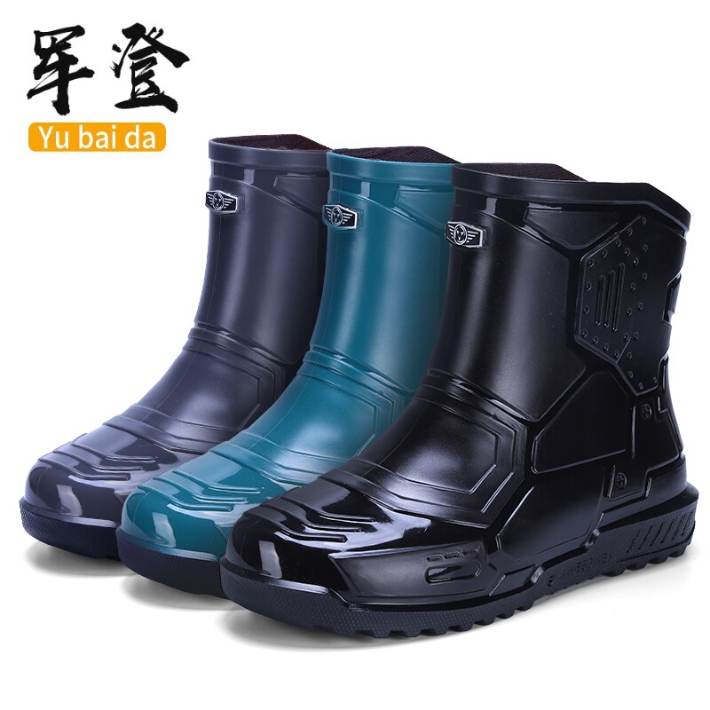 户外时尚个性雨鞋男四季防水防滑