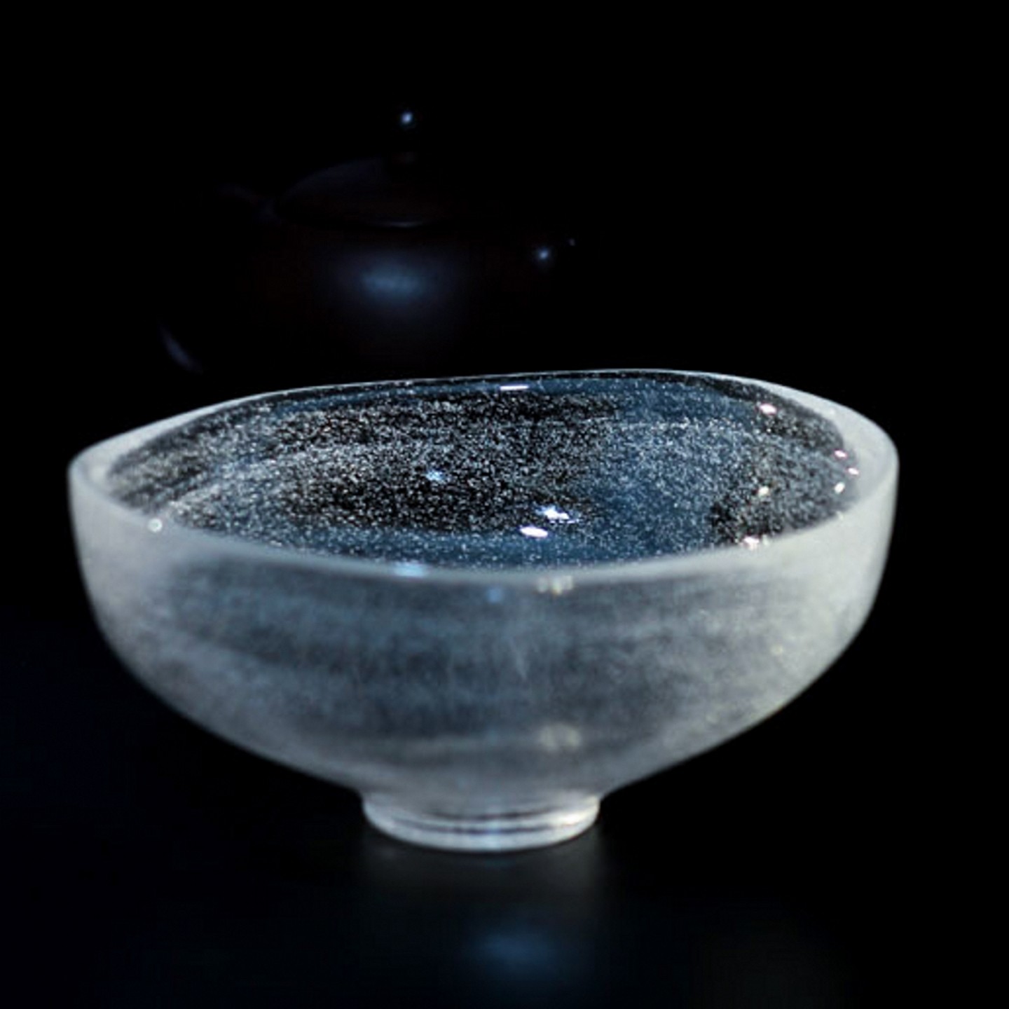 日式水晶玻璃简约气泡碗酸奶碗图片