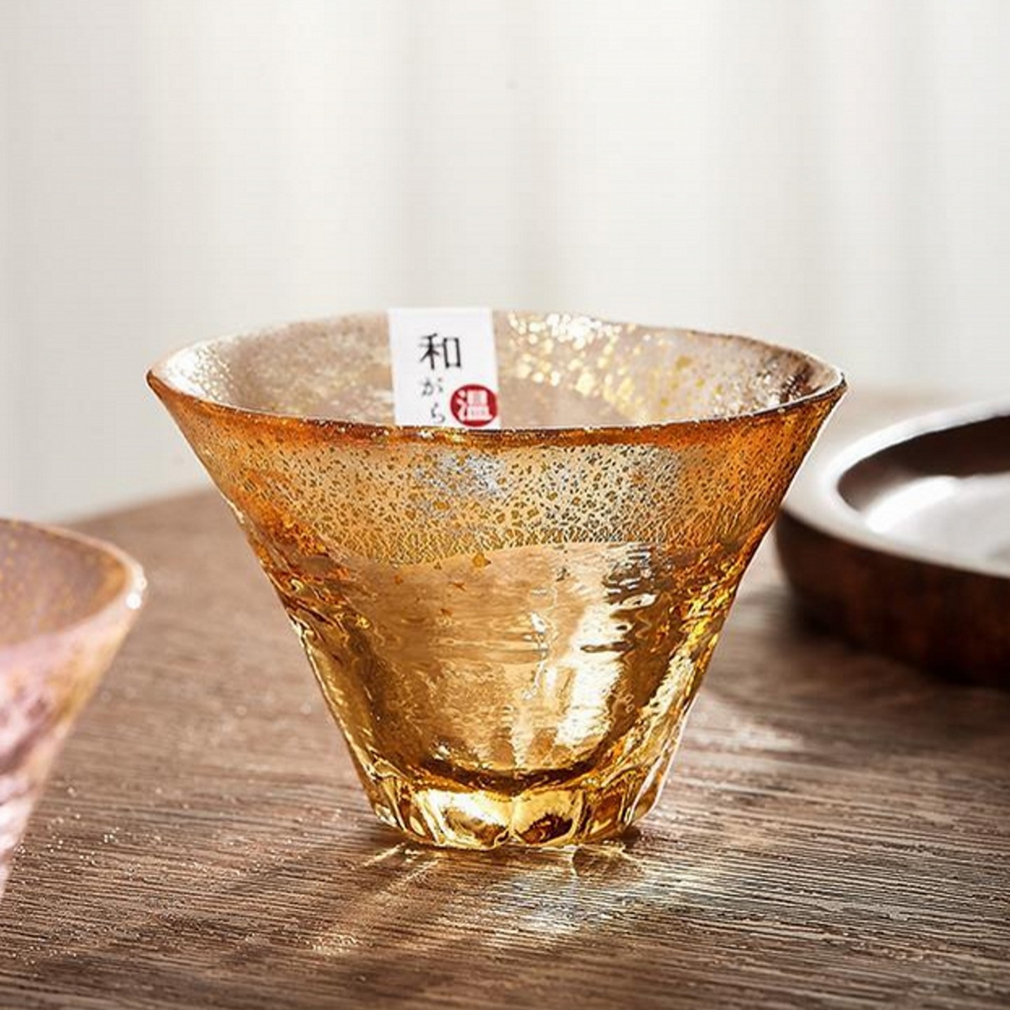 日式金箔玻璃富士山樱花杯招福杯小酒杯高颜值品茗茶杯主人杯礼品,餐饮具,清酒杯,淘宝优惠券,粉丝福利购,淘宝优惠卷