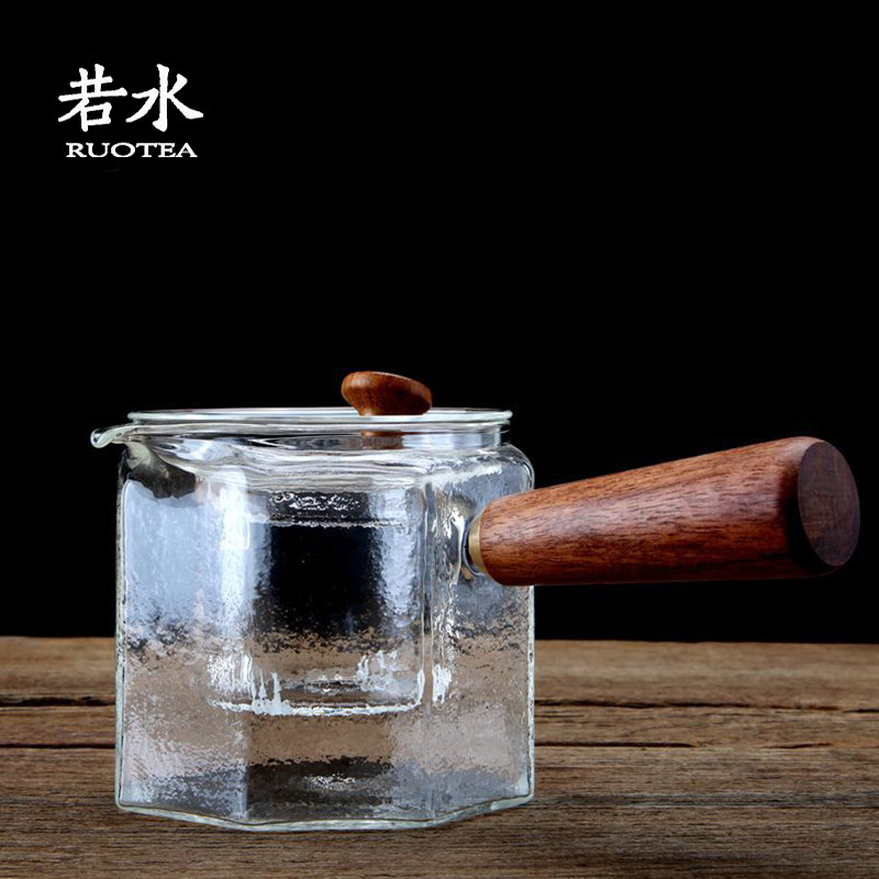 煮茶神器 耐热玻璃煮茶器煮茶壶电陶炉侧把大号过滤网泡茶壶 茶具