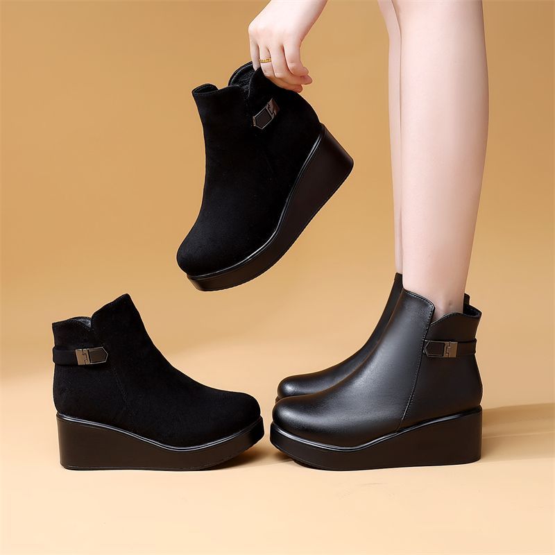 30313233小码软皮低帮马丁靴女2024英伦风网红爆款卡其色春秋单靴