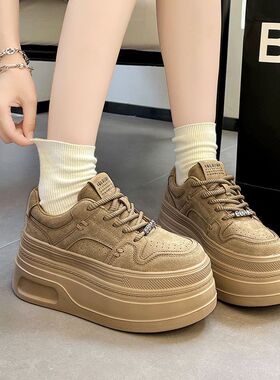 323334小码美拉德欧货爆款松糕鞋板鞋女款ins潮休闲小个子厚底潮