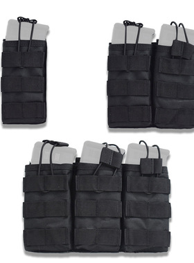 Molle弹夹包M4AK三联弹匣袋JPC战术背心附件包5.56单联二联包
