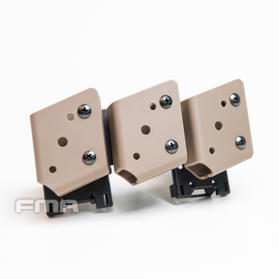FMA  IPSC通用型CS野战装备配件  三联快拨套  腰带挂载器 TB1331
