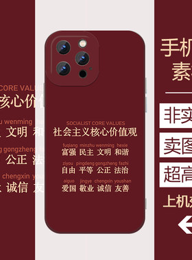 社会主义核心价值观手机壳高清素材印刷大图文档平等富强文明和谐