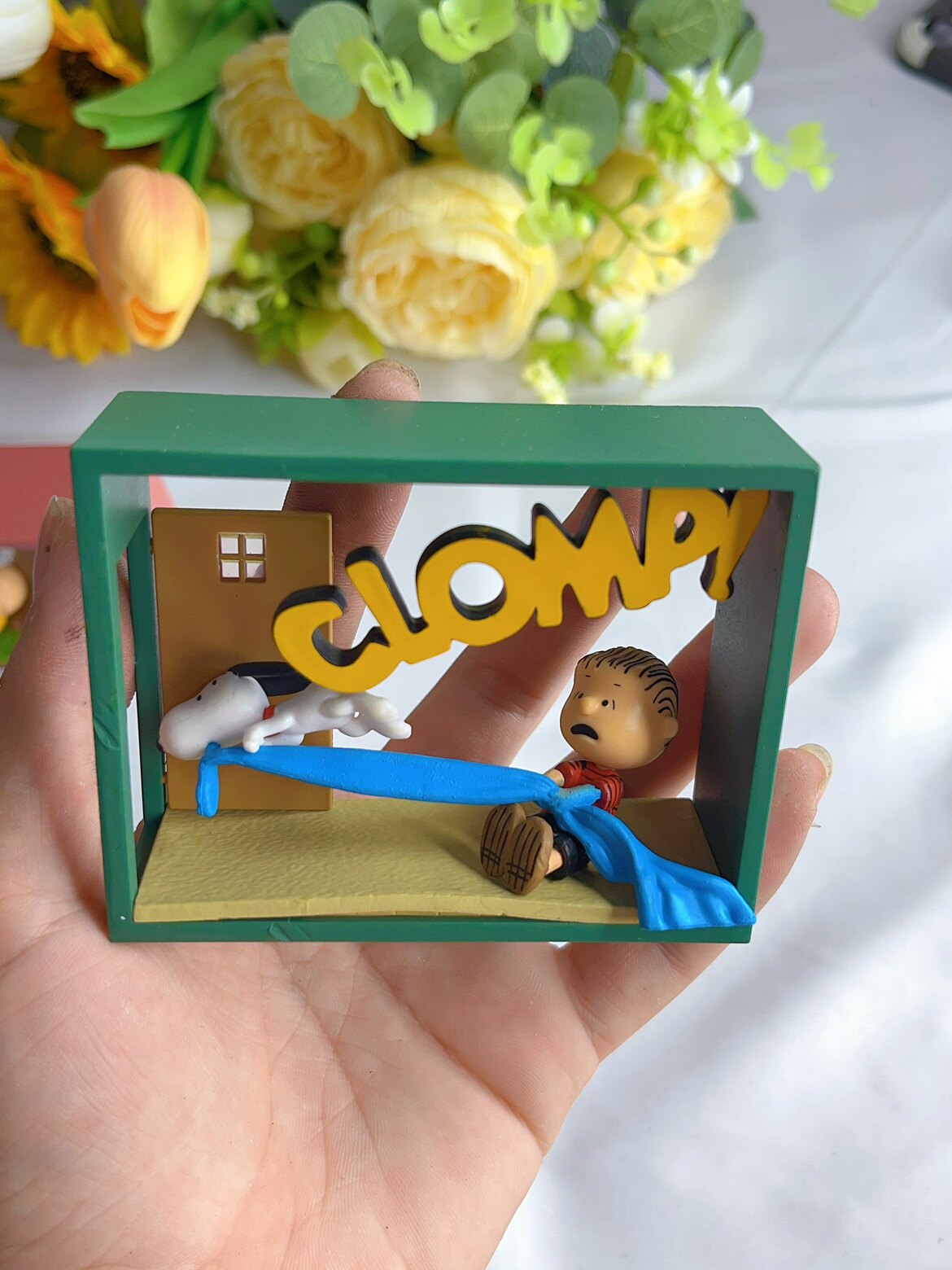 XIXI DIY 대량 상점 대량 블라인드 박스 DIY 액세서리 RE-MENT 일반 스누피 데이 스퀘어 하우스