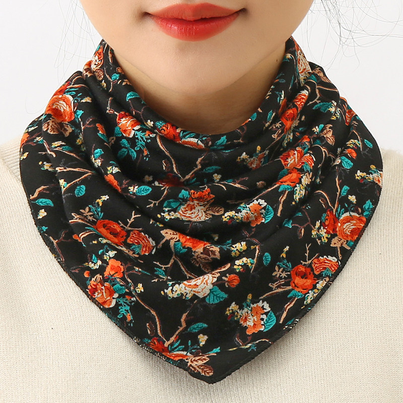 围脖女士秋冬薄款护颈椎保暖脖套2022新款百搭三角假领子围巾韩版