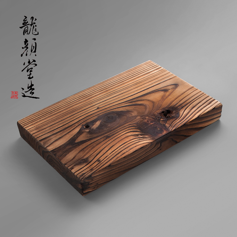 龍颜堂整块实木日本水壶杯垫铁壶