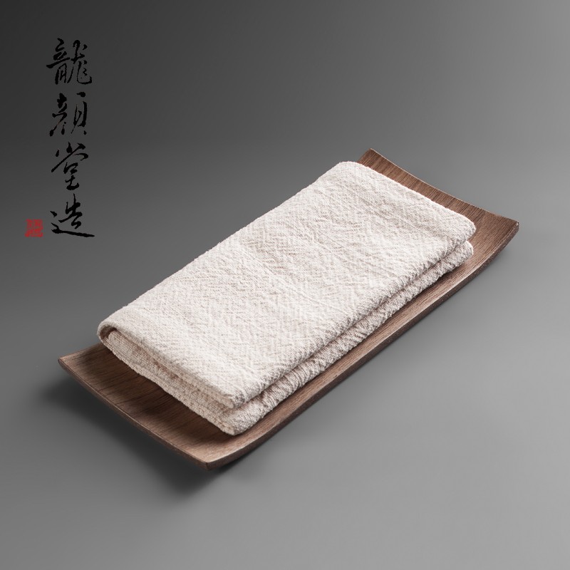 颜堂洁方组日式茶道手工素布茶巾实木茶巾托套组棉麻茶巾配茶席,餐饮具,茶巾,淘宝优惠券,粉丝福利购,淘宝优惠卷