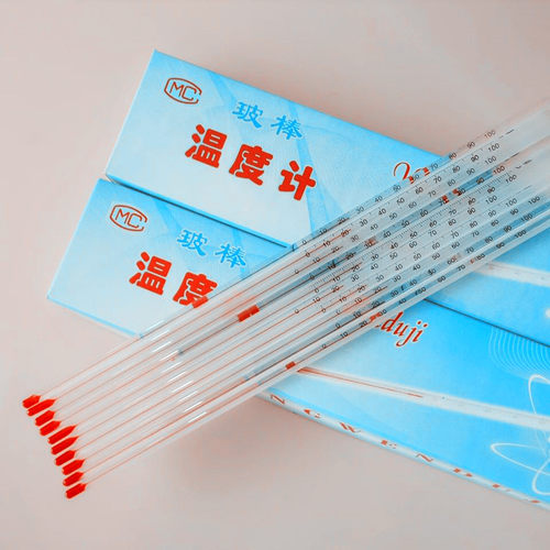 玻璃温度计红水规格不同