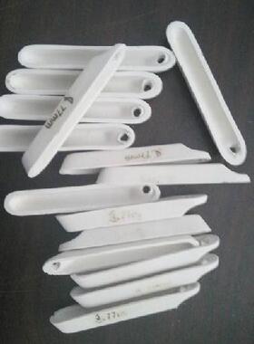 小瓷舟-测硫仪用瓷舟77型-煤质分析煤炭化验定硫仪样品舟陶瓷铁锚