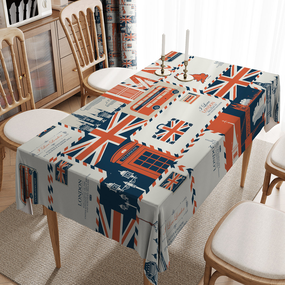 桌布免洗防油防水复古报纸轻奢北欧氛围感餐桌茶几桌垫户外PVC垫,居家布艺,桌布,淘宝优惠券,粉丝福利购,淘宝优惠卷