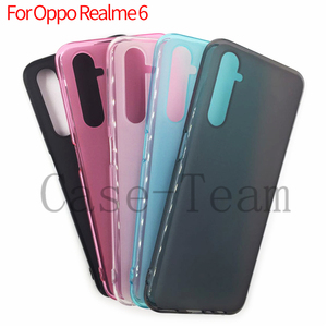 适用于Oppo欧珀Realme 6手机壳Realme6磨砂布丁套素材