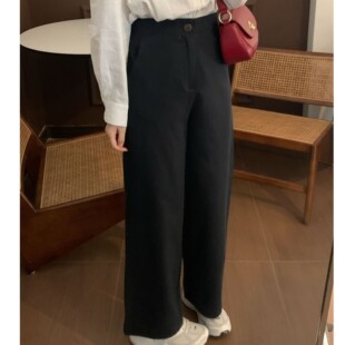 Niche 休闲百搭休闲裤 Young 高腰直筒时尚 CX20023 南国