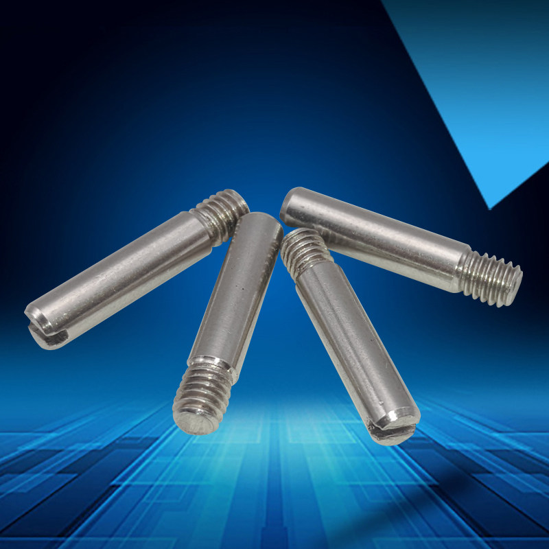 开尾圆柱销/外螺纹销/gb878螺尾柱销一字开口销/圆柱销子m4/5/6/8