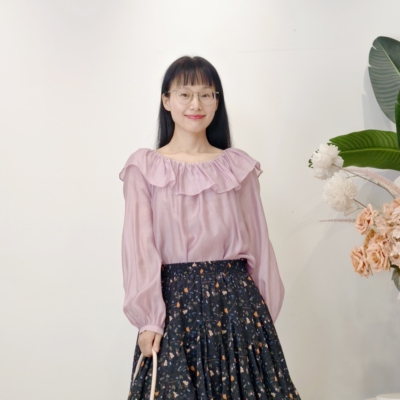Cr.lu/可路莎韩式长袖莱赛尔