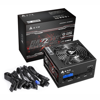 金河田G5全模组电源500W铜牌静音ATX电脑主机台式机电源峰值600W