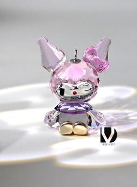 水晶卡通吊坠项链手链坠儿童礼物
