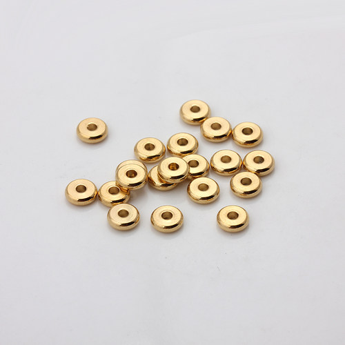 不锈钢钛钢镀真金隔片不褪色散珠