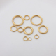 50个不锈钢钛钢镀真金开口圈手工活口小圆环手链项链耳饰diy配件